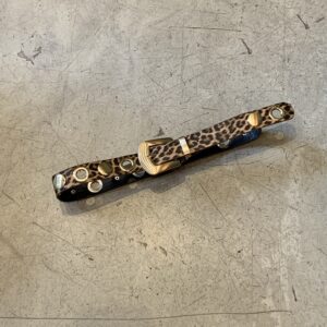 Cinto print gold