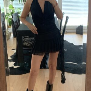 Dress tul volado