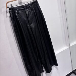 Pantalón ancho eco cuero