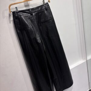 Pantalón ancho eco cuero